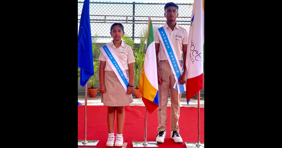 Sve shear grand daughter also sports captain in danush son's school 