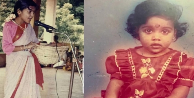VJ Chitra childhood photos