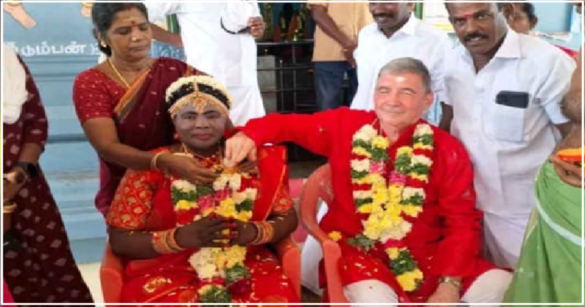 FRANSE COUPLE CAME TO TAMILNADU FOR TAMILNADU STYLE MARRIAGE