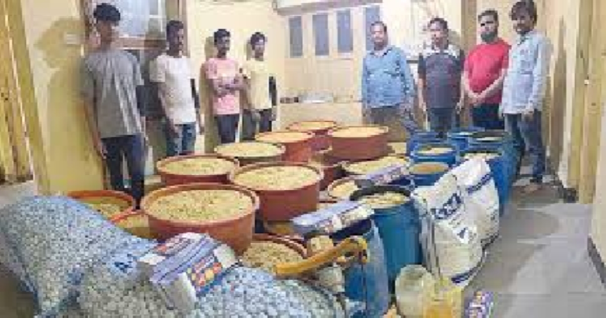 in Telangana Khannam Fake Ginger Garlic Paste Factory Seized by Food Safety Officers 