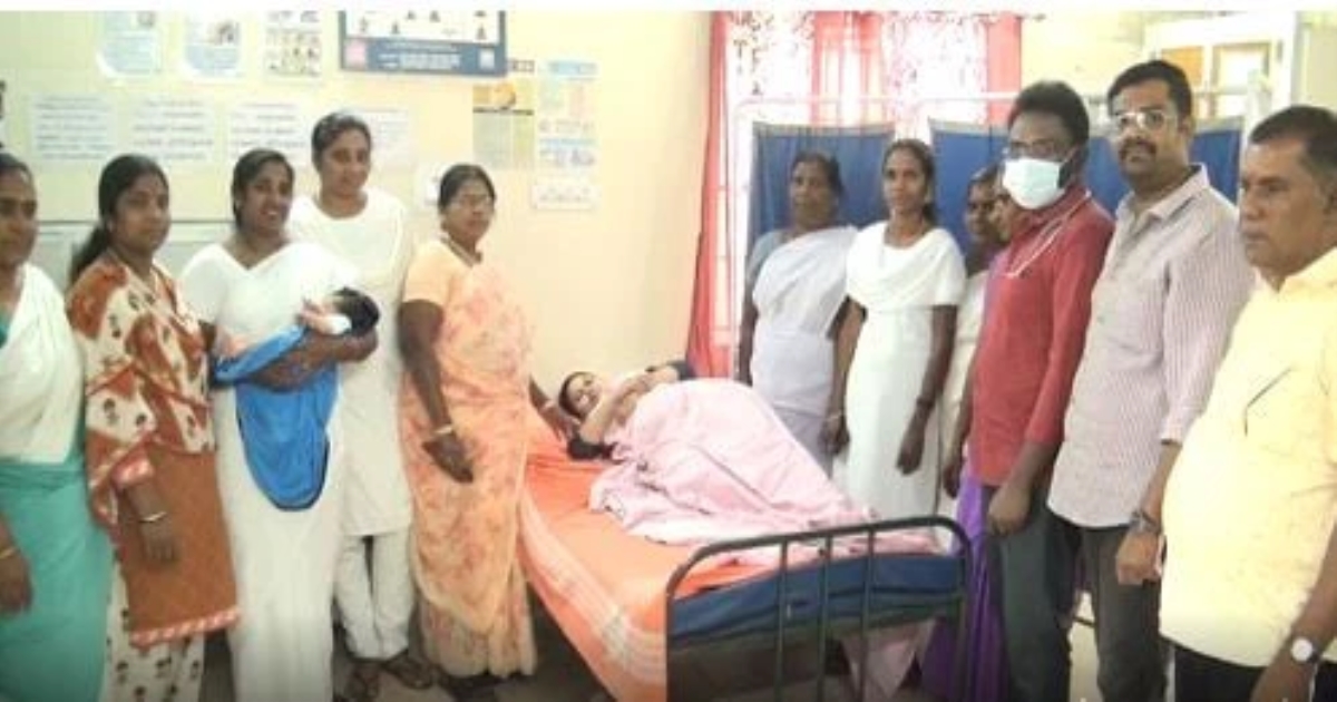 Salem Attur Govt Hospital Govt Doctor Delivery Girl Baby