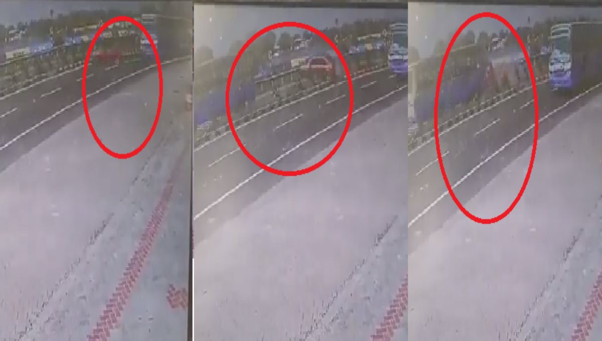 Madurai Kappalur Govt Bus Car Accident Govt Doctor Died CCTV Footage Leaked 