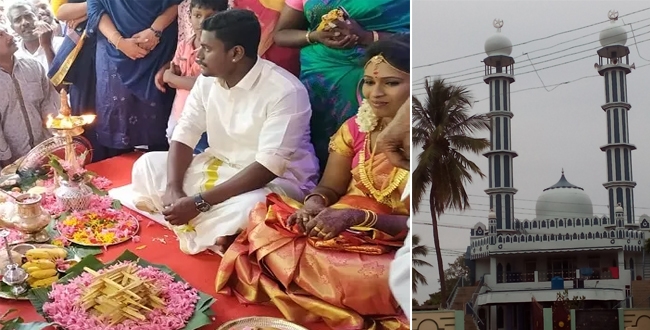 Hindhu marriage in muslim tharka at kerala
