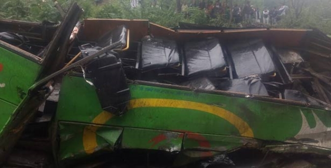 33 person died in bus accident