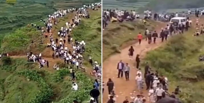 Thousands of Chinese villagers hunt for mysterious creature