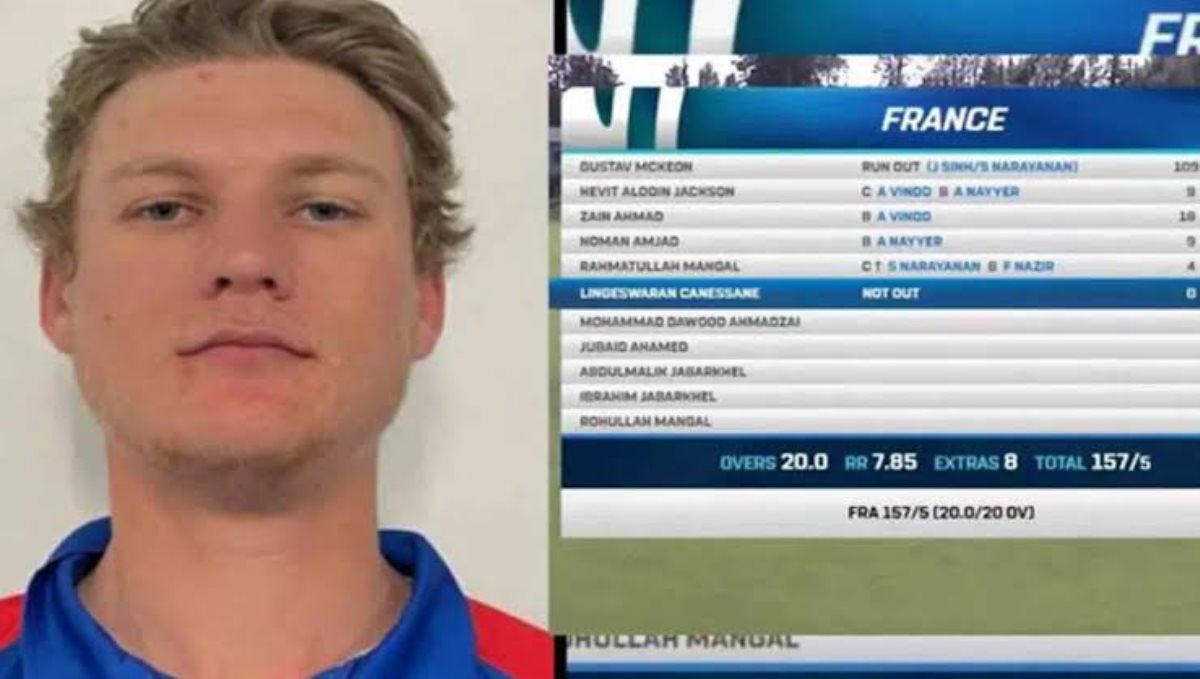 18 year old French cricketer new world record