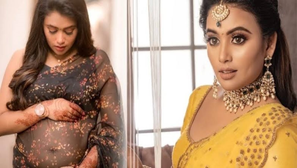 Bharathi kannamma venba pregnancy photoshoot