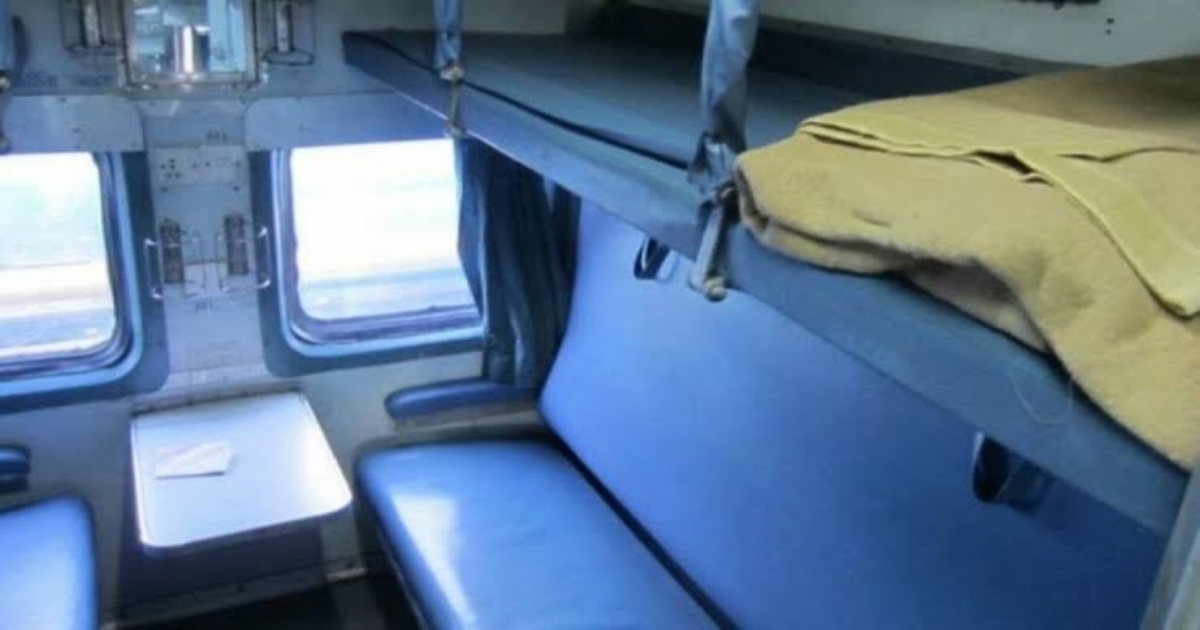 Man dead the middle berth crash in train