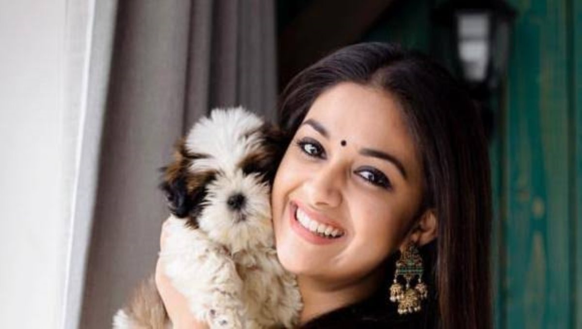 actor-keerthysuresh-latest-pet-video