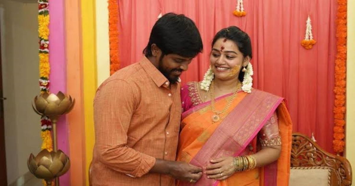 Serial actress gayathri blessed with girl baby