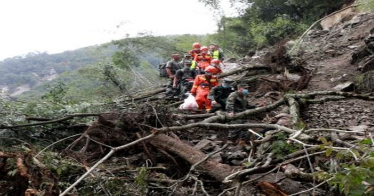 China Sichuan Landslide 14 Died 