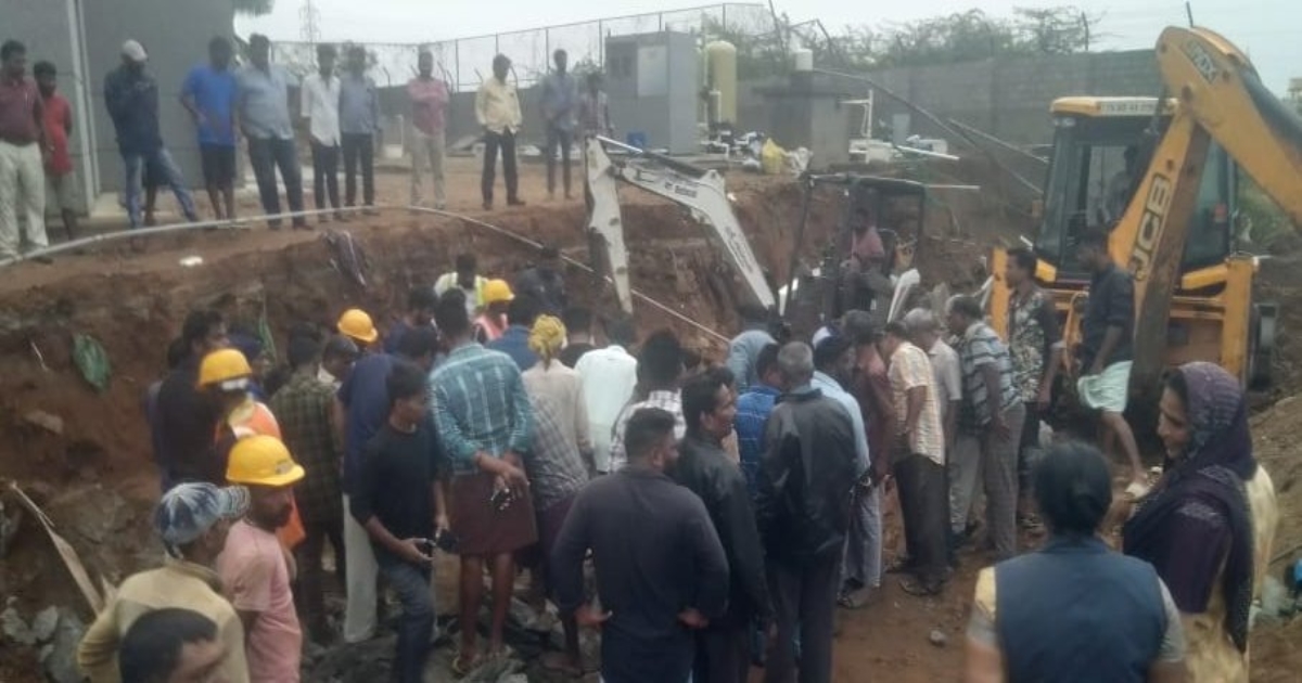  Coimbatore College Wall Collapse 5 Died 