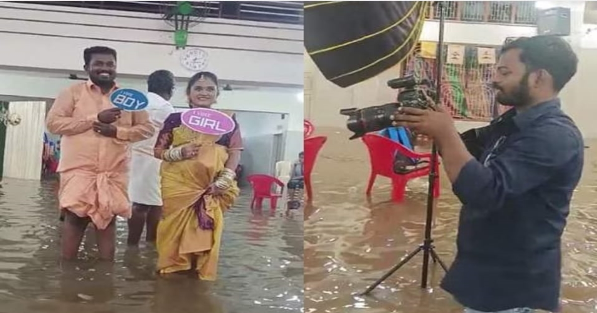 Baby shower function in flood thirunelveli 