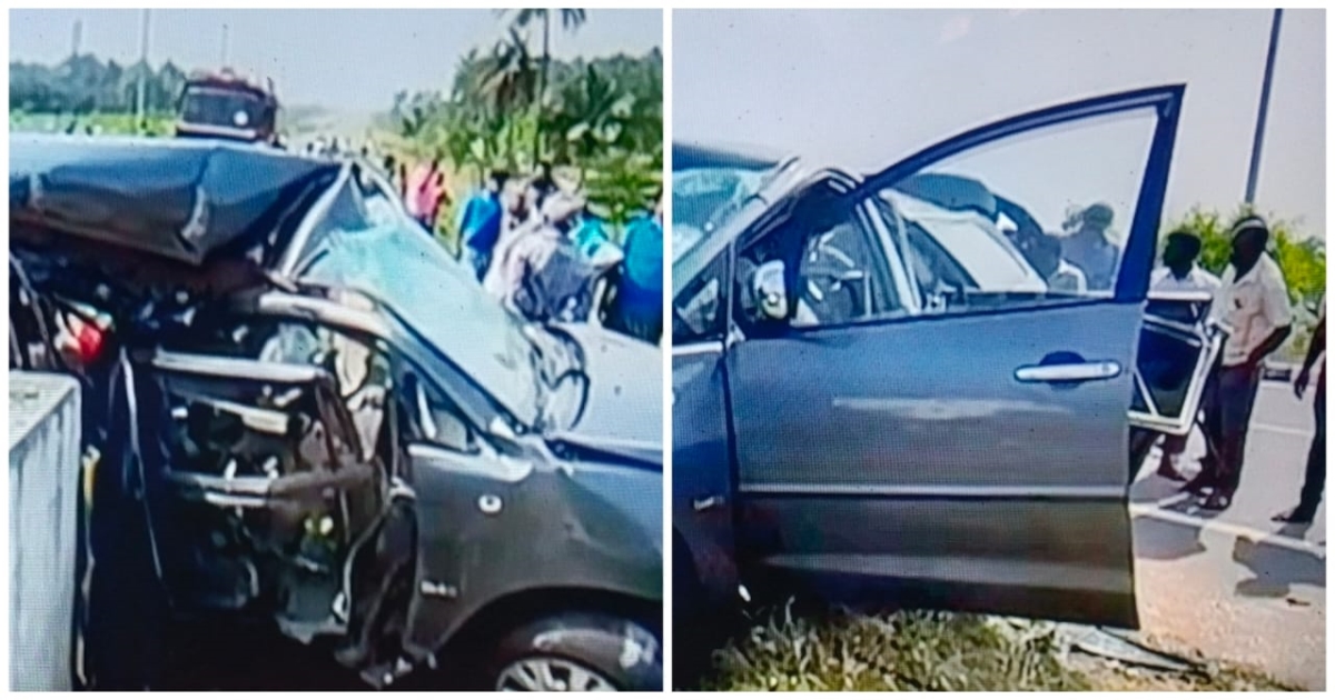   in Dindigul Road Accident 2 Dies 7 Injured 