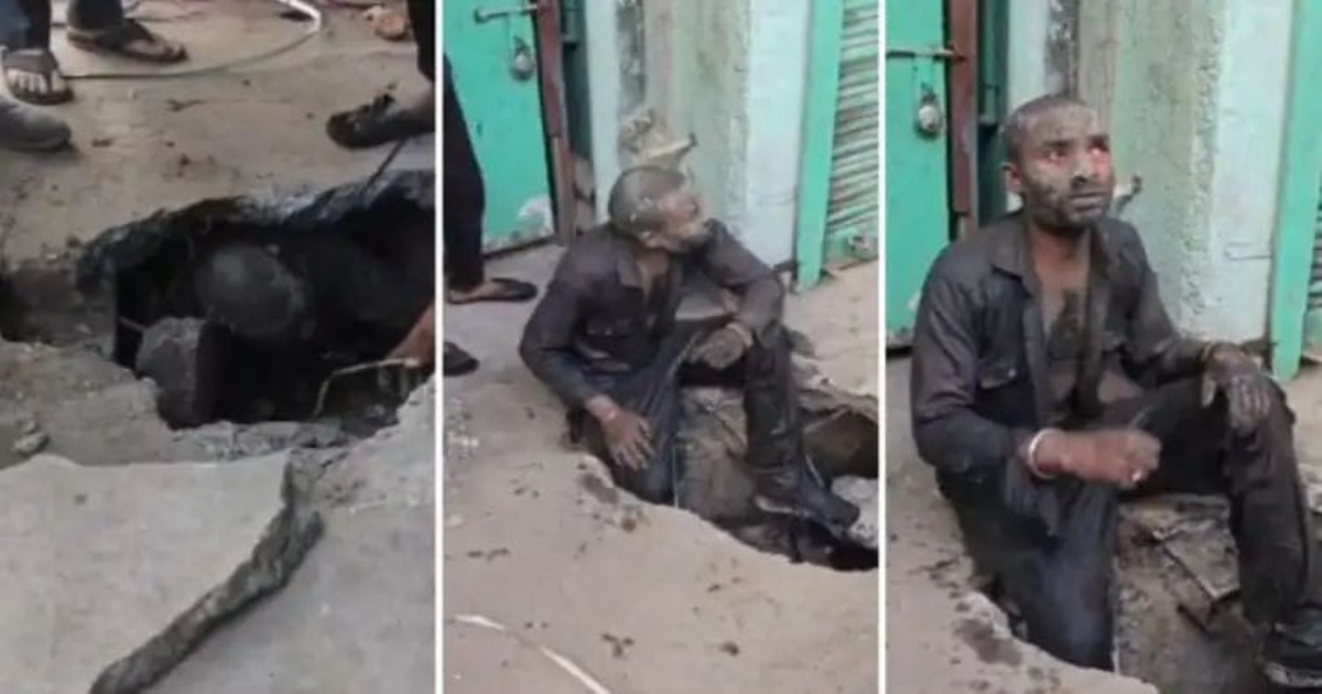 bilaspur-drain-rescue-man-saved-after-five-days
