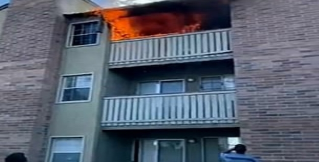 Former Marine catches boy thrown from deadly apartment fire
