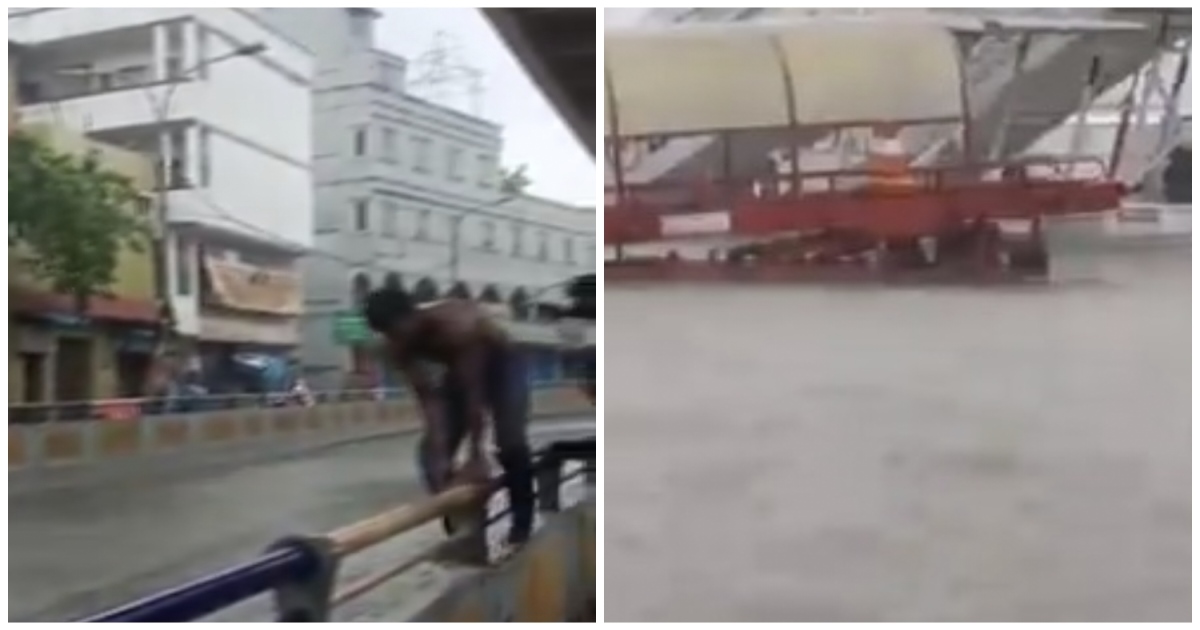 Chennai Rain Swimming Video and Chennai Airport