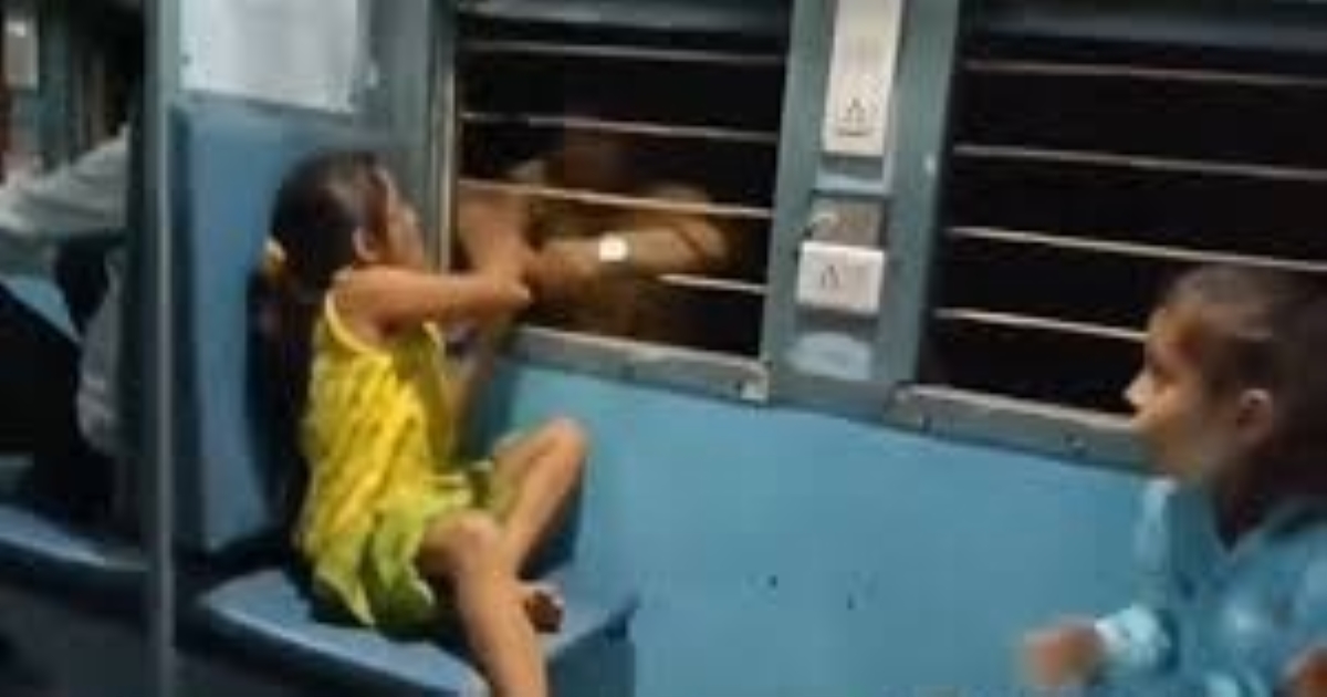   a Thief Stolen Mobile Phone From Girl In Train 