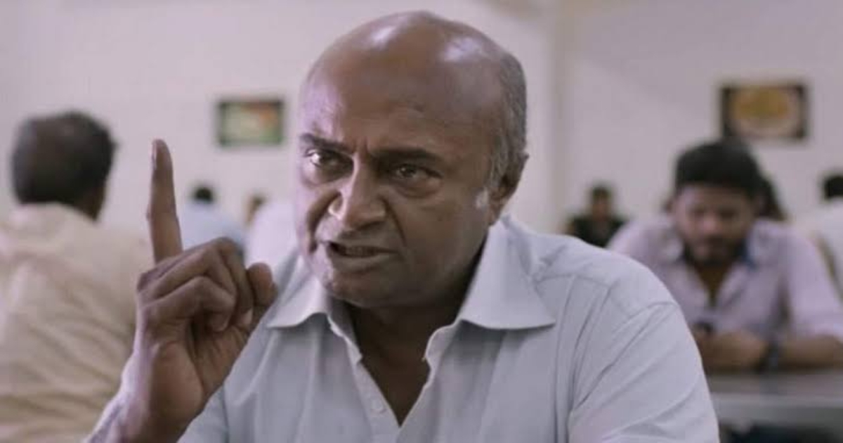 Sarathkumar and nepolean scolded MS Bhaskar for act as villain in Selvi serial 