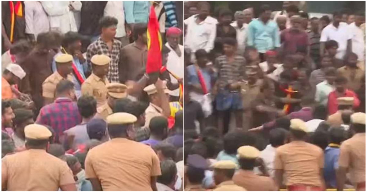 vijayakanth-funeral-function-police-lathi-charge