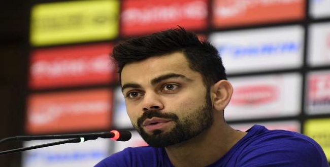 kohli angry on interview after match