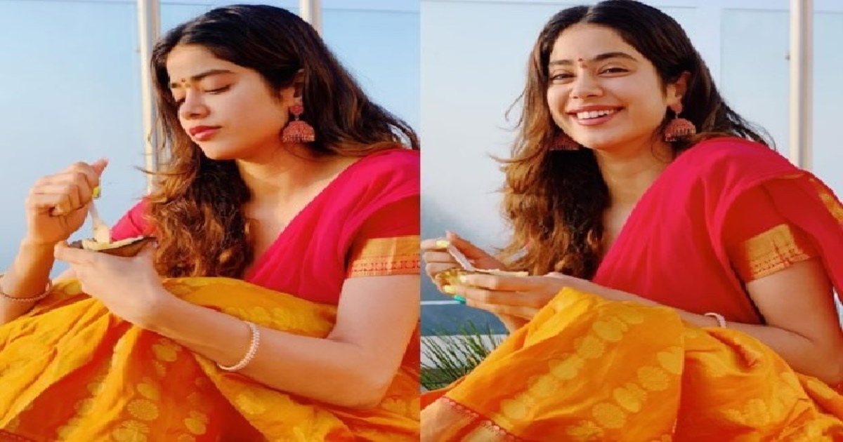 jahnvi kapoor speech in thevara 1 promo