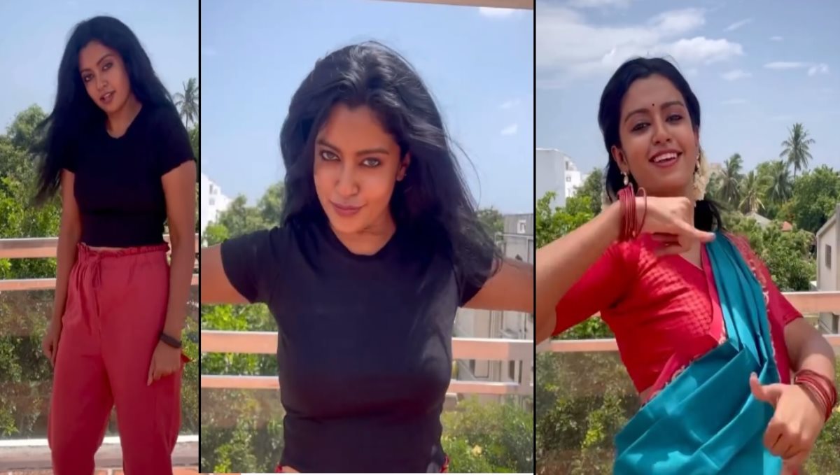 Vijay TV Bharathi Kannamma roshini viral dance