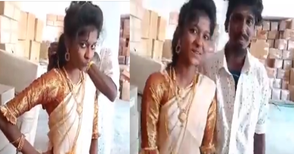 a Tamil Couple Love Married at Goods Down Video Trending social Media