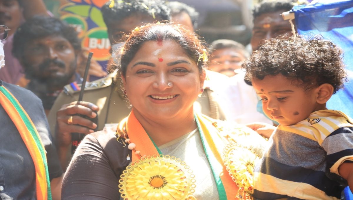 Kushboo different kind of approach in Thousand light constituency