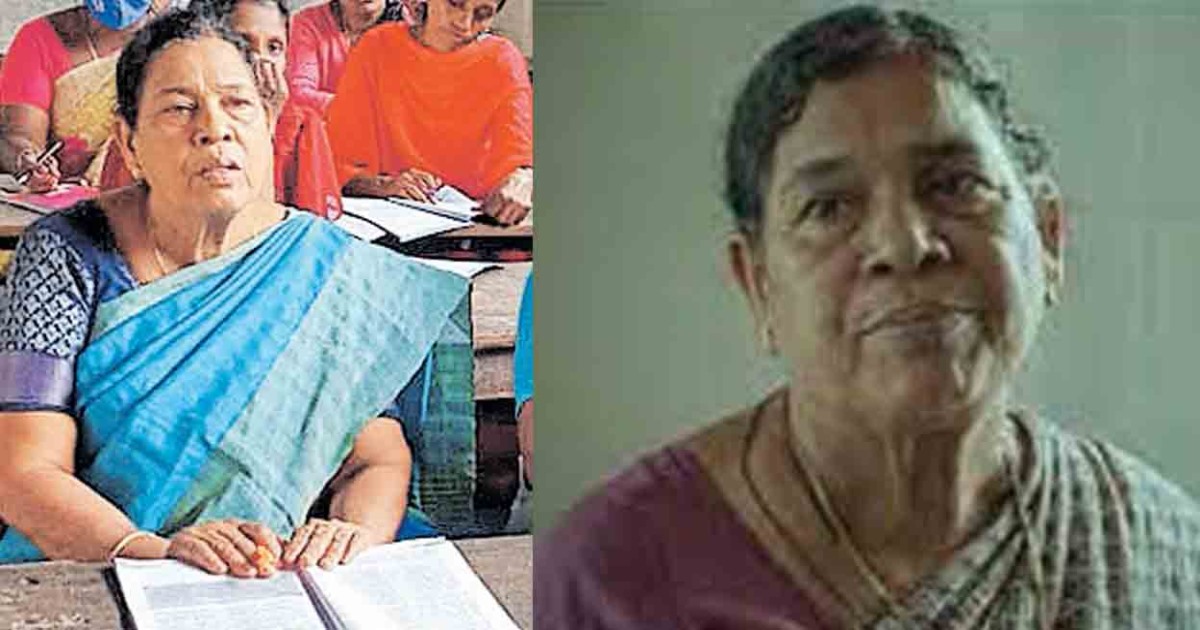 73 years old actress writing 10th exam