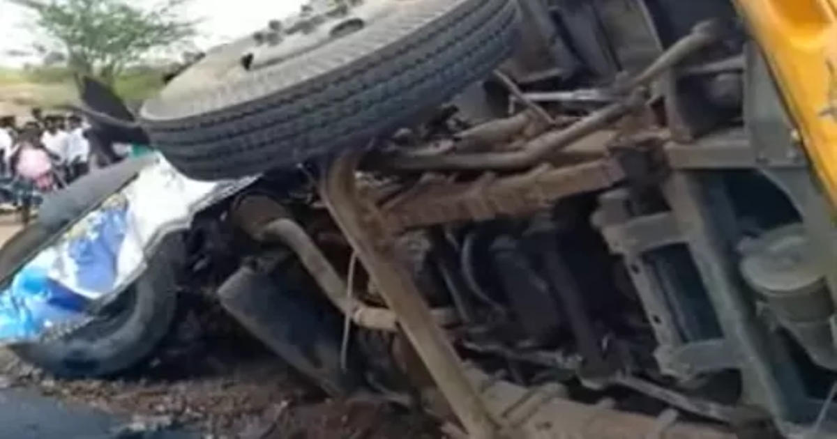 Lorry Bus Accident Sivaganga 3 DIed