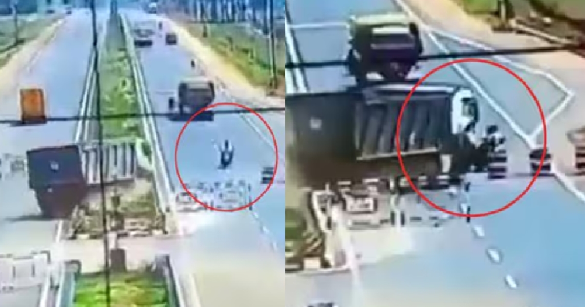 in Andhra Pradesh a Lorry Crash in Highway 