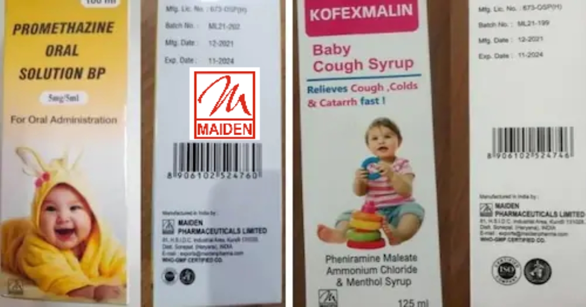 Who Banned Indian Cough Syrup Maiden Pharmaceuticals Africa 66 Died 