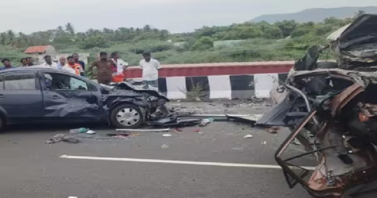Madurai Tragedy: 4 Killed, Including Young Couple and Toddler, in Fatal Highway Car Crash