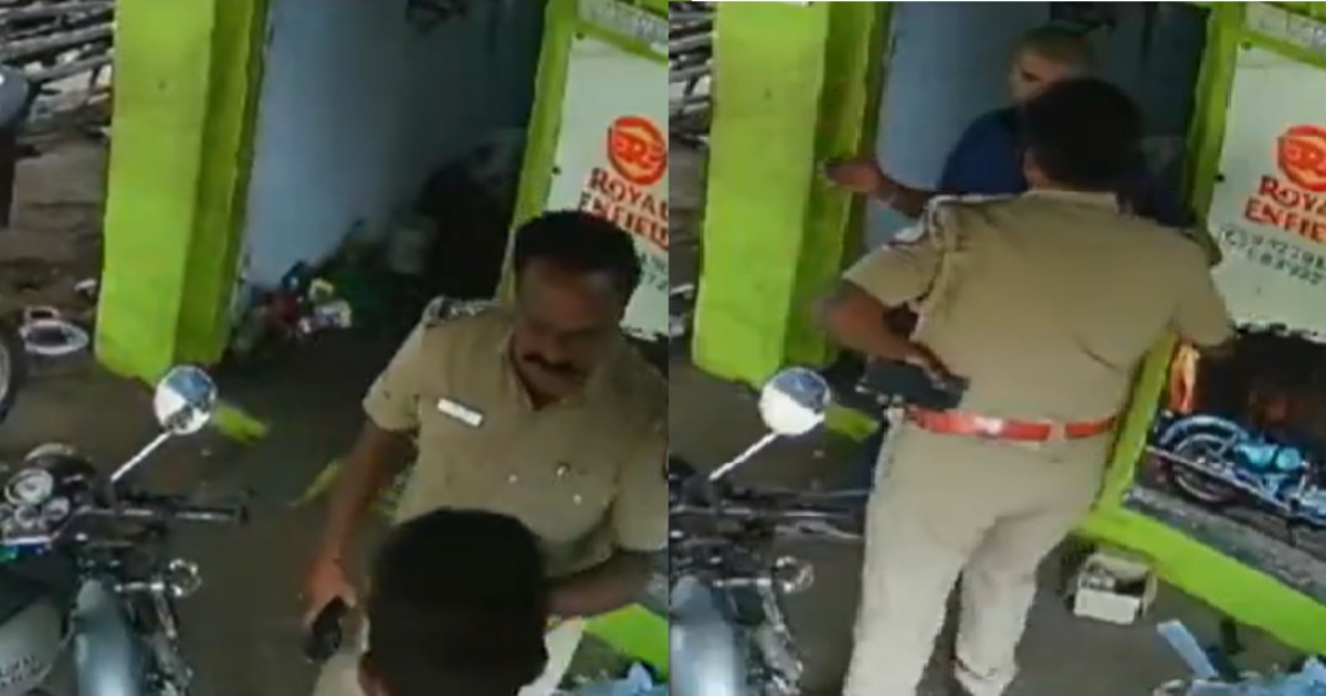 in-madurai-vadipatti-mechanic-shop-police-slaps-worker