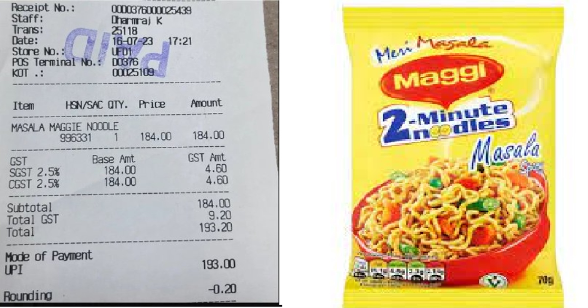 Maggie Noodles Price in Airport 