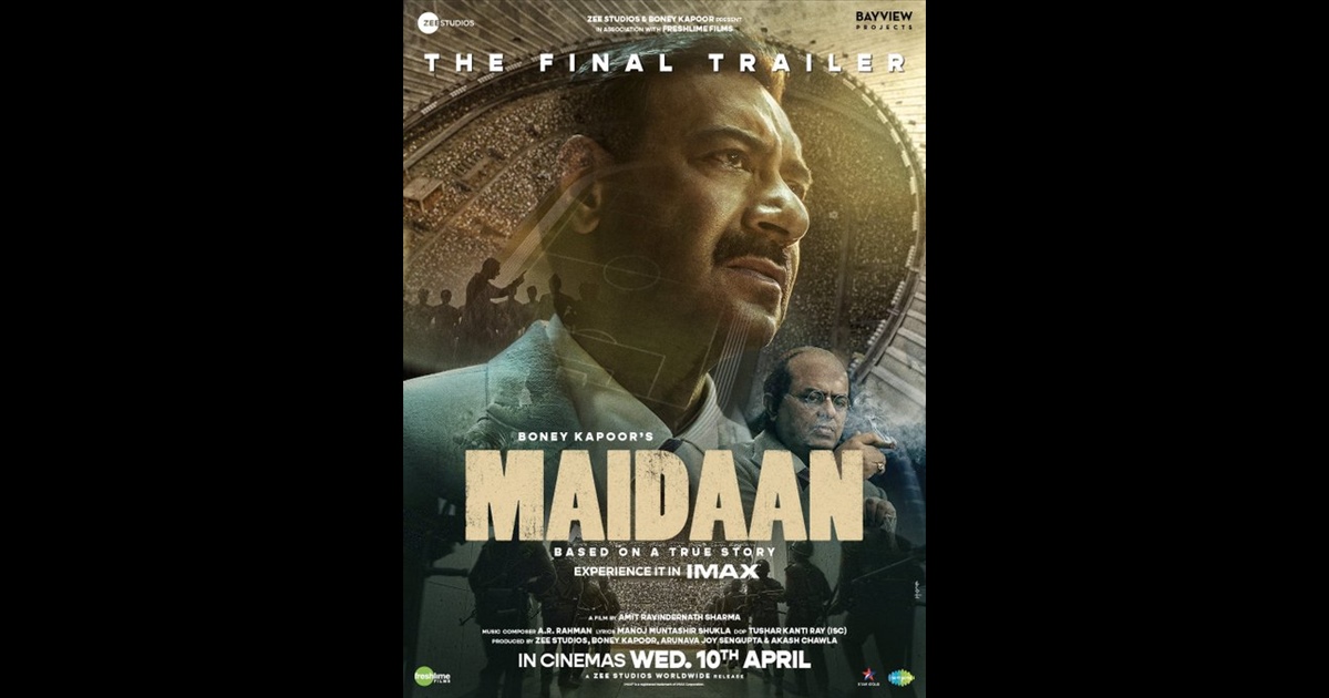 Ajay Devgn Starring Maidaan Movie Trailer Out Now