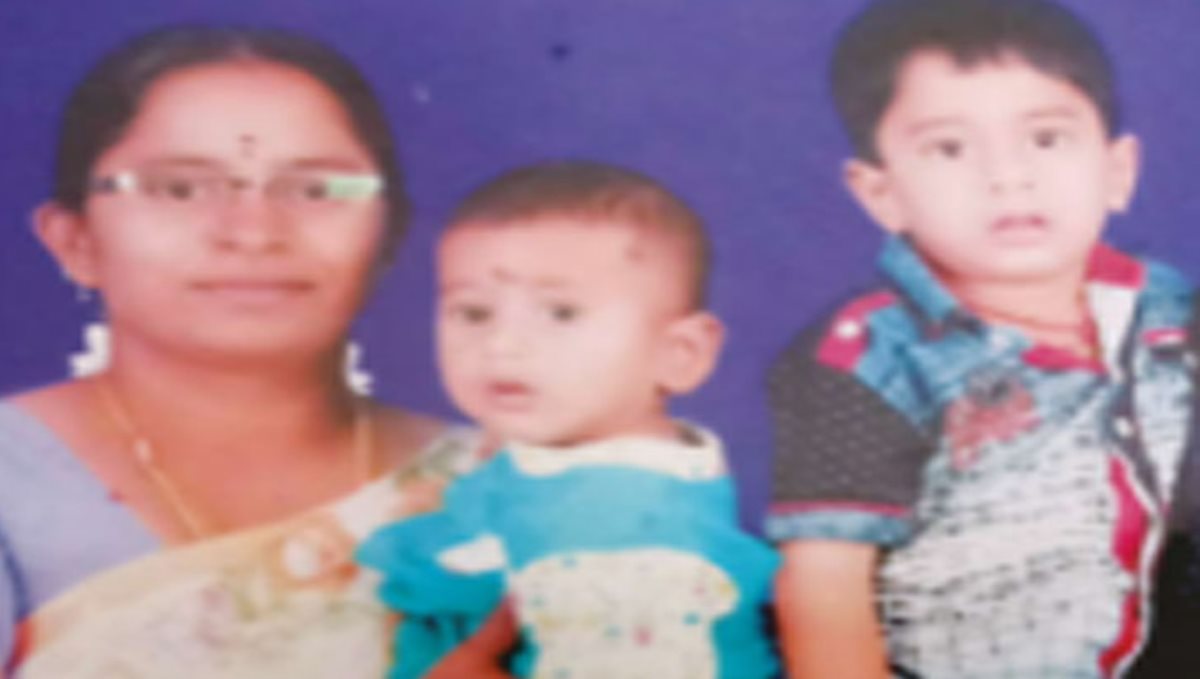 wife suicide with two sons
