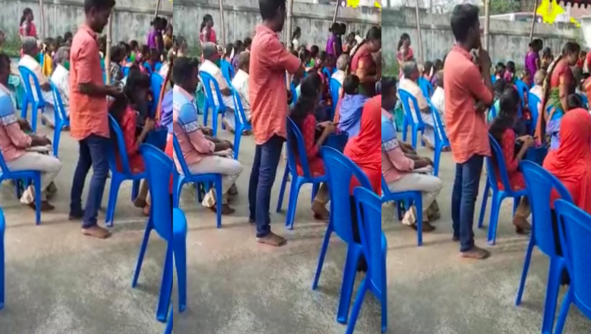 a Young man Illegal Marriage at Marriage Function Video Goes Viral 