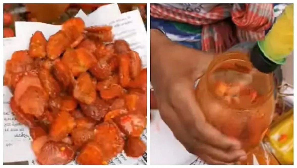 Social Media Video Trending about Masala Strawberry 