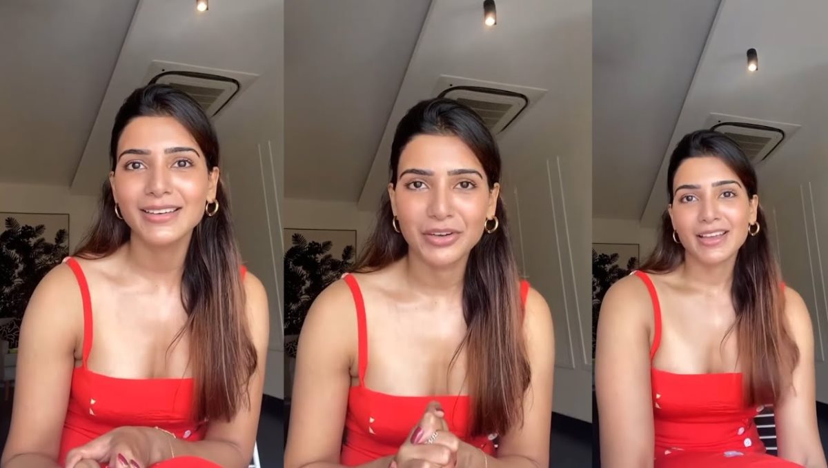 Actress samantha deepavali special Instagram photos goes viral