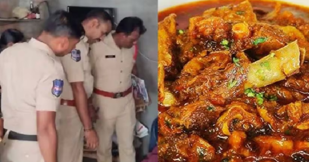 in Telangana a Husband Kills Wife for Mutton Cooking