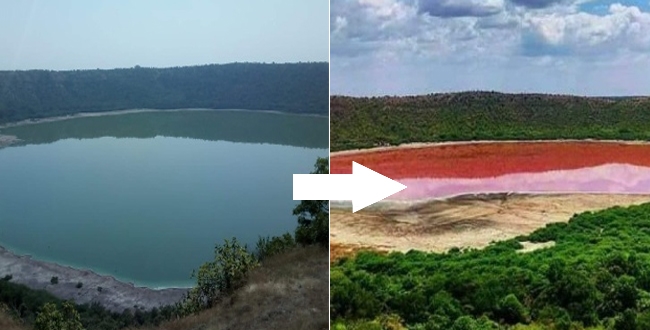 Water changed as pink color photo goes viral