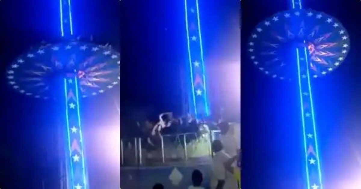 Terrifying incident at a fair in #Mohali. 