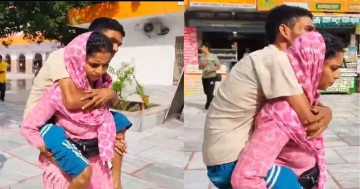 woman-carries-paralyzed-husband-kanwar-yatra-up