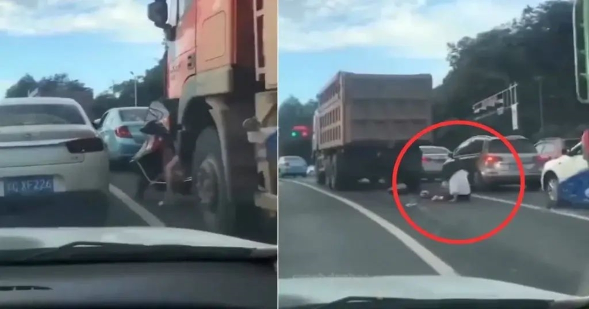 woman-survives-truck-accident-viral-video