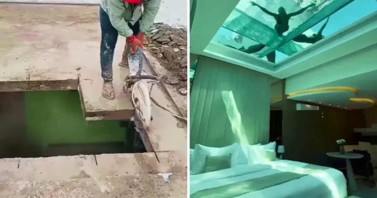 glass-swimming-pool-bedroom-ceiling