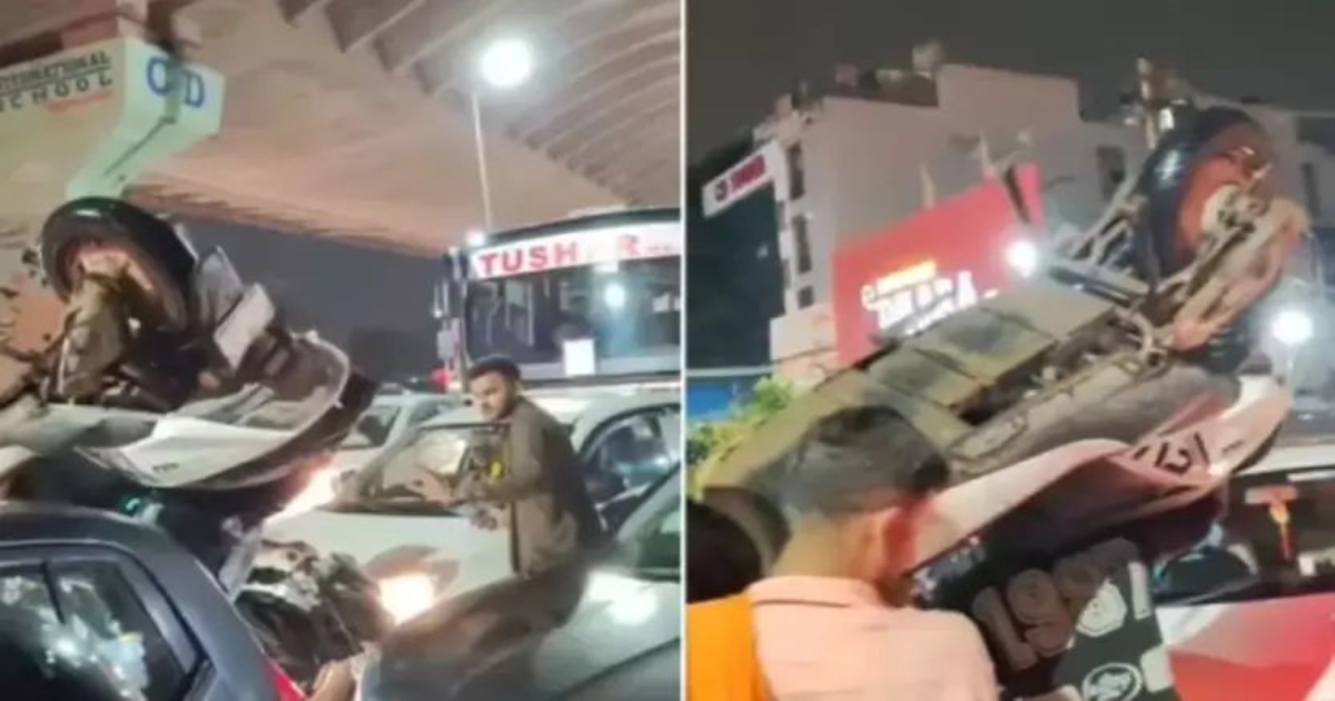 traffic-jam-scooter-shoulder-video