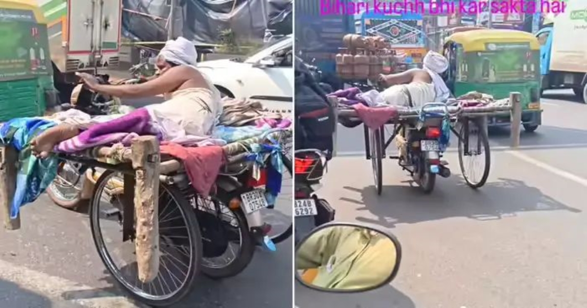 bihar-man-modifies-bike-into-four-wheeler