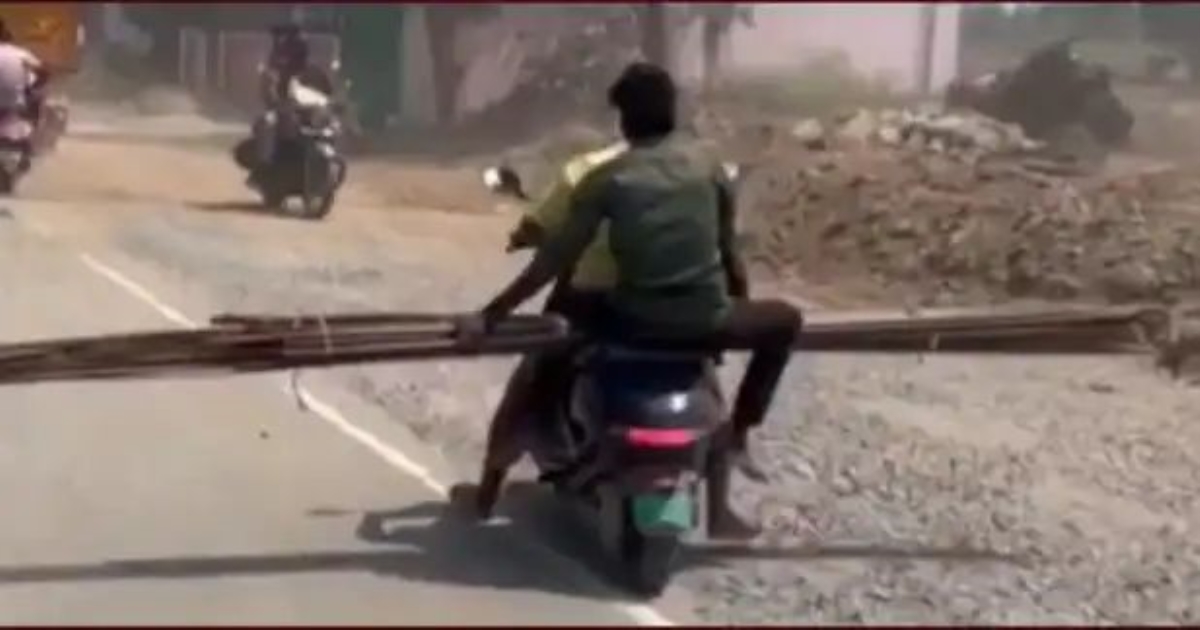 tiruvannamalai-scooter-iron-rod-viral-video